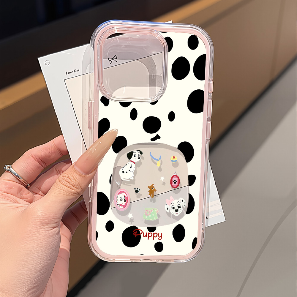 Phone Cases Funny - เคสโทรศัพท์ใสลายลูกสุนัขน่ารัก ตลก สำหรับ iPhone 17 16