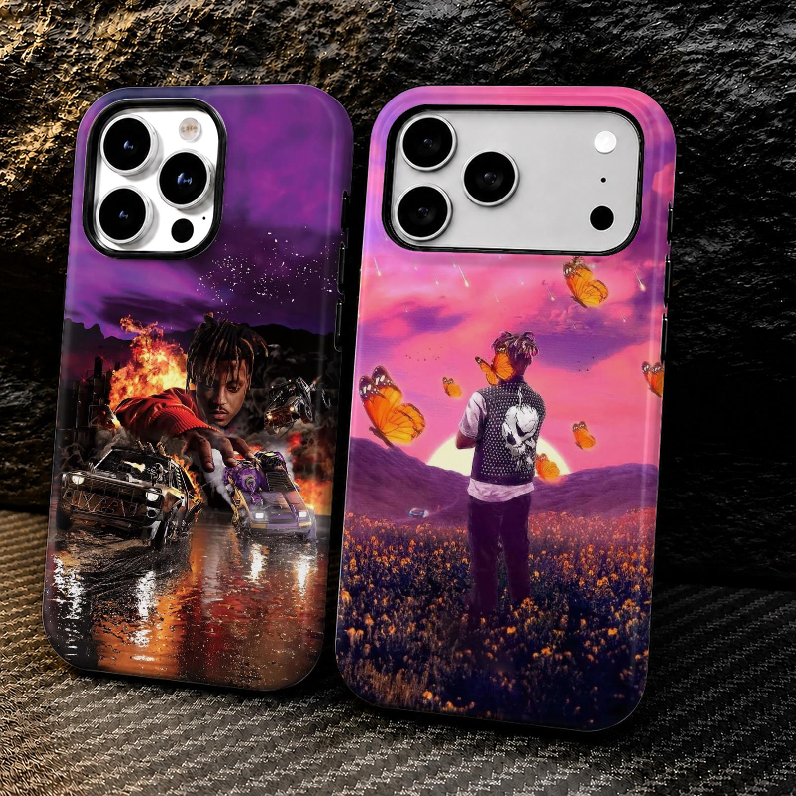 Phone Cases Iphone 13 - เคสโทรศัพท์ลายอัลบั้มแร็ปเปอร์ J-Juice W-WRLD สำหรับ iPhone 18