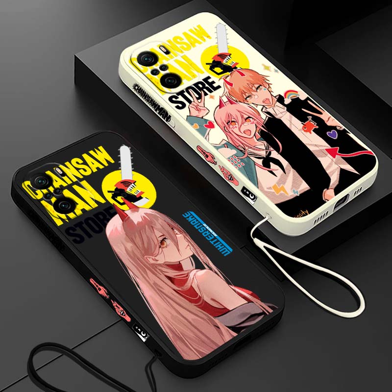 Phone Cases Redmi - เคสโทรศัพท์ลายอนิเมะ Chainsaw Man พลังเด็นจิ สำหรับ Xiaomi