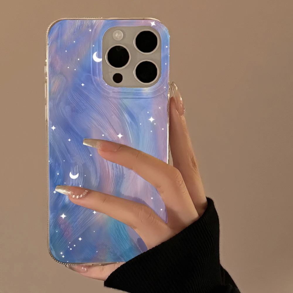 Phone Cases Redmi - เคสโทรศัพท์แฟชั่นลายดาวระยิบระยับไล่เฉดสี สำหรับ Xiaomi Redmi Note 10