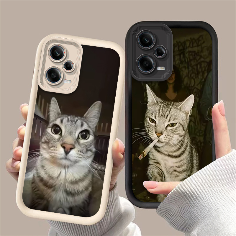 Phone Cases Redmi - เคสโทรศัพท์ลายแมวสุดเทรนดี้สำหรับ Xiaomi Redmi Note 14 14S