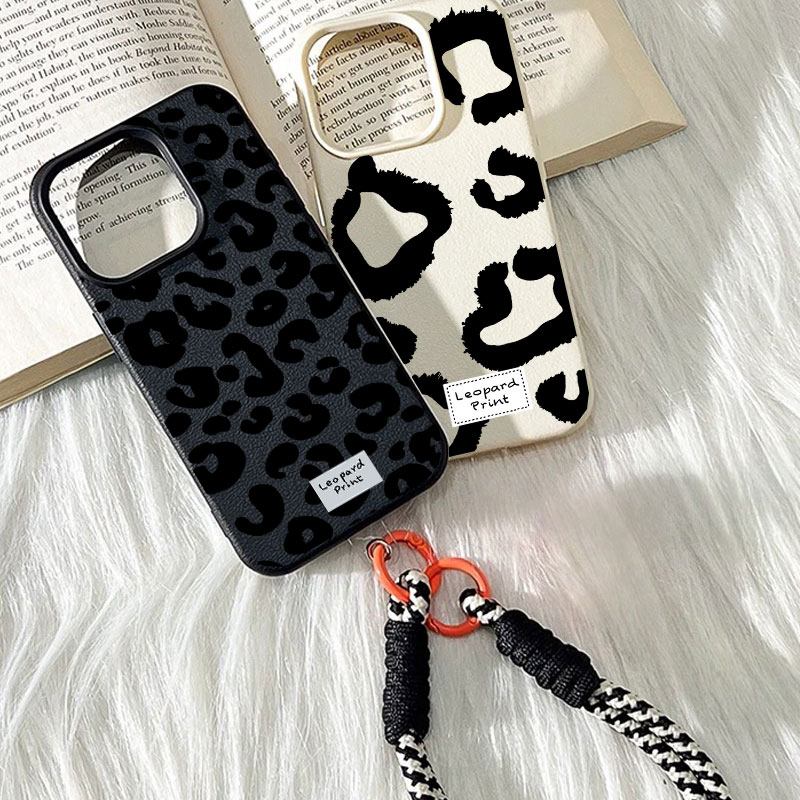 Phone Cases Motorola Edge 2025 - เคสโทรศัพท์ลายเสือดาวพร้อมสายคล้องคอ สำหรับ Motorola MOTO Edge 70