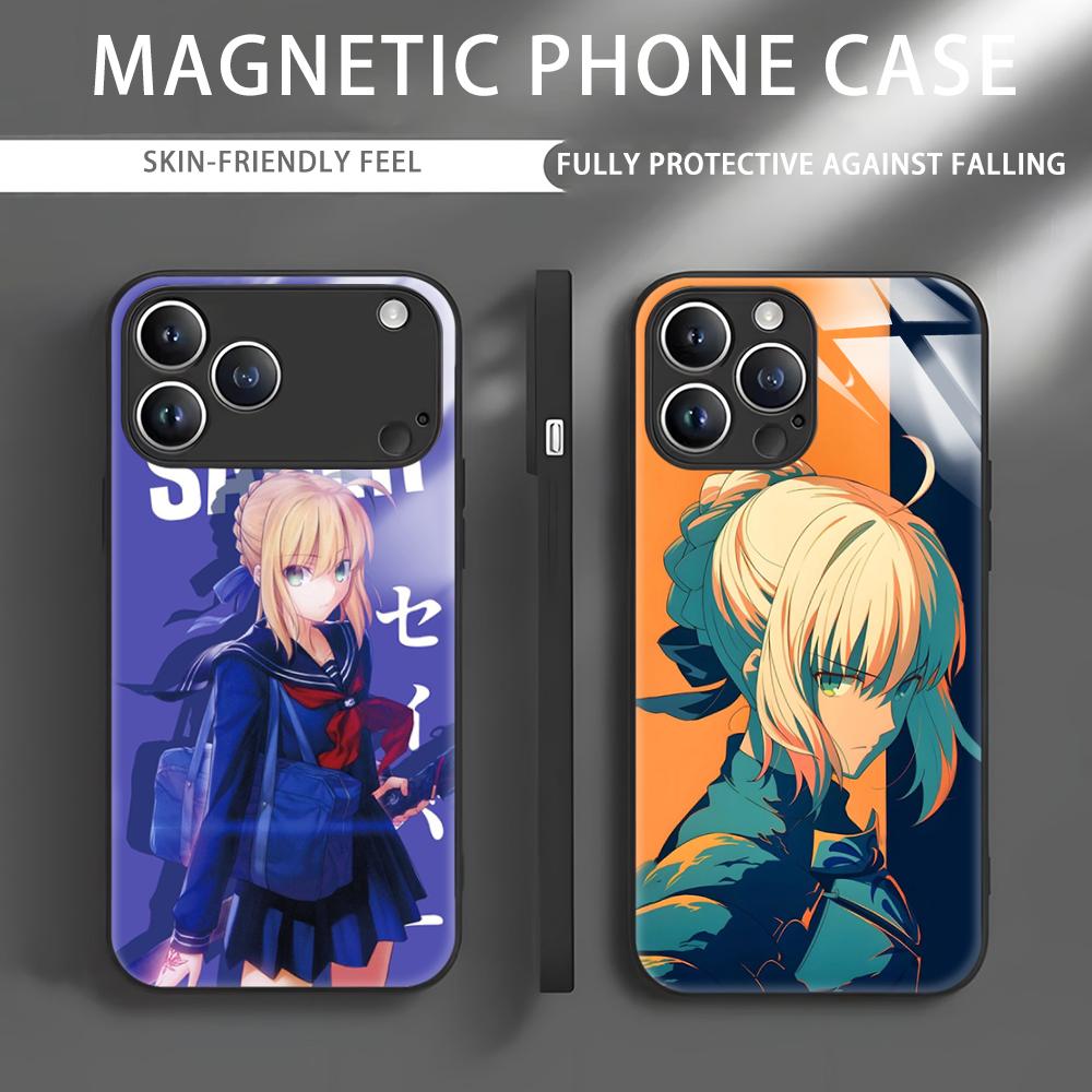 Apple Iphone 16 - เคสโทรศัพท์ลายอนิเมะ Fate S-Saber สำหรับ iPhone 17