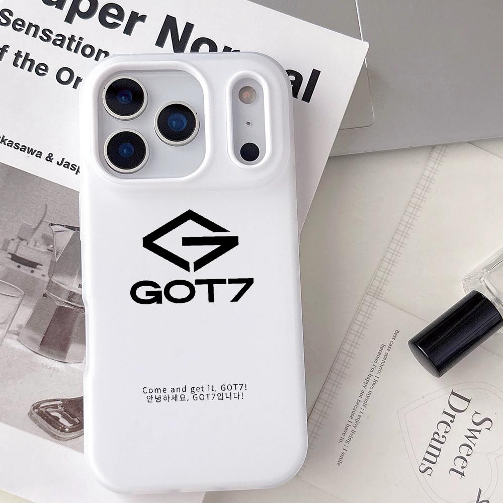 Phone Cases For Boys - เคสโทรศัพท์ KPOP ลายวงบอยกรุ๊ป G-GOT7-ES สำหรับ iPhone