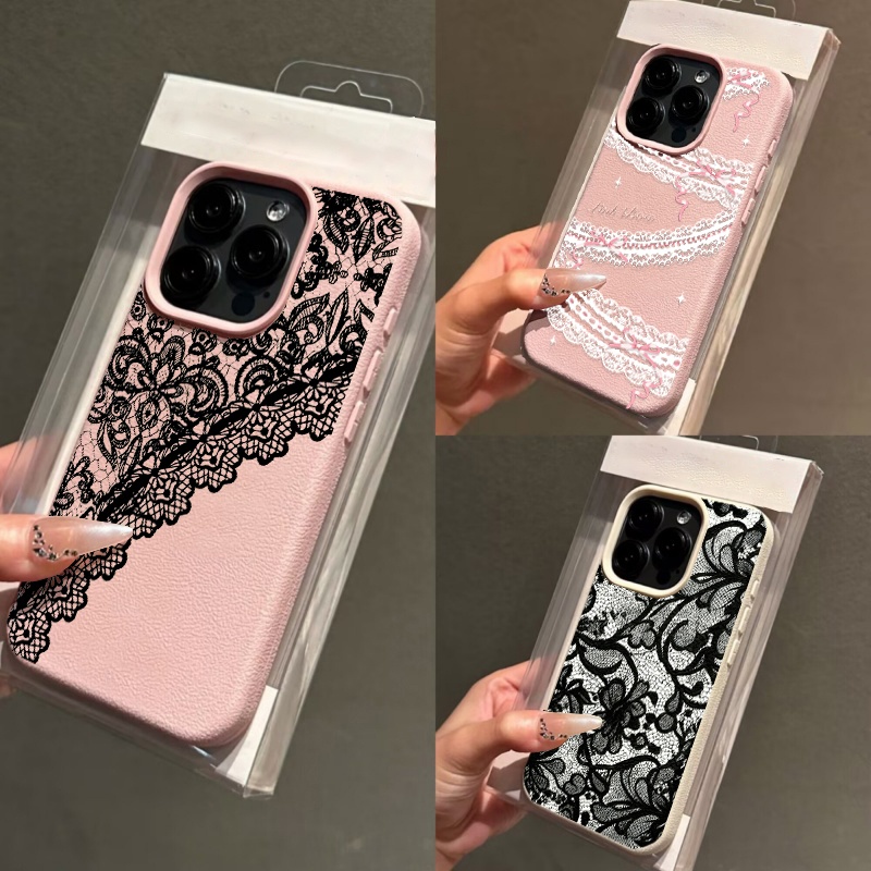 เคสโทรศัพท์ลายลิ้นจี่สีดำ สำหร - Phone Cases Motorola Edge 2025 บทวิจารณ์และราคา