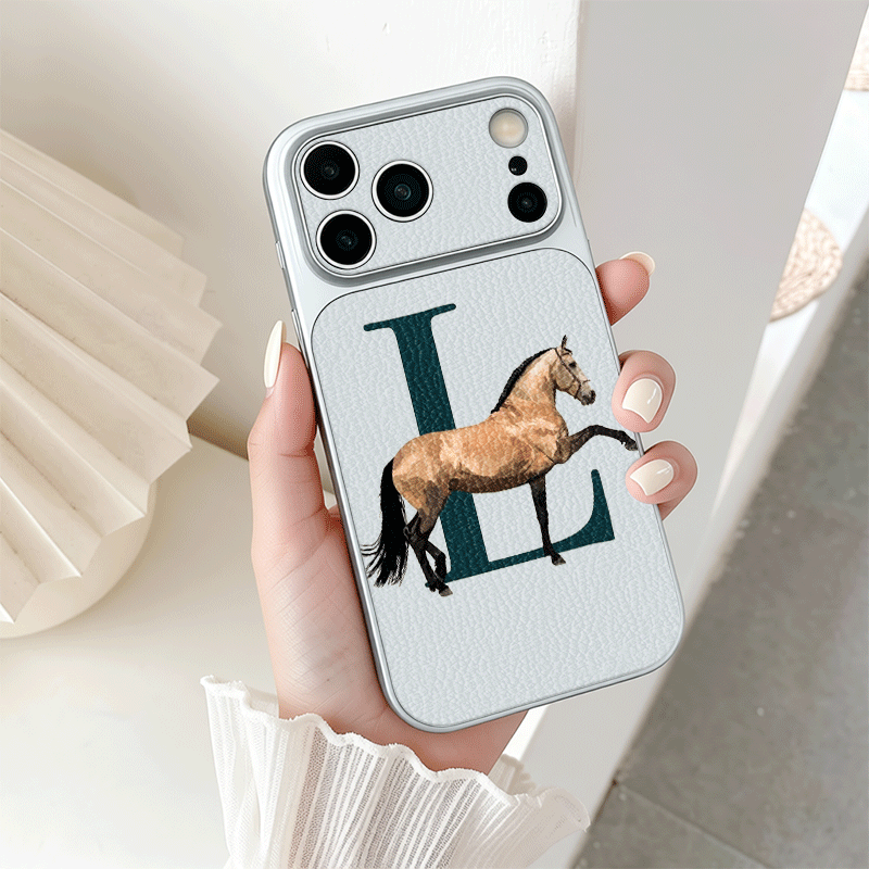 เคสโทรศัพท์ลายหนังลายม้าสีน้ำต - Phone Cases Near บทวิจารณ์และราคา