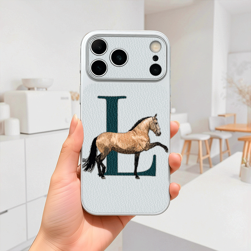 เคสโทรศัพท์ลายหนังลายม้าสีน้ำต - Phone Cases Near บทวิจารณ์และราคา