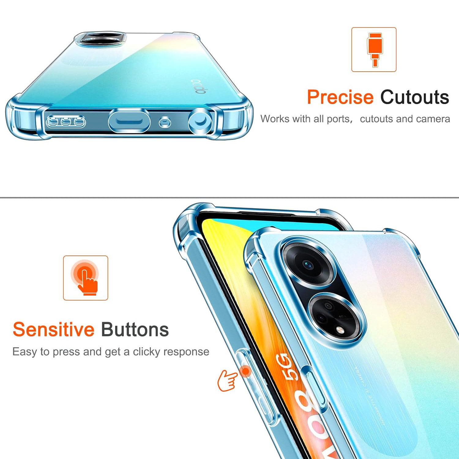 หนาซิลิโคนกันกระแทกสําหรับOppo - Phone Cases Aviation บทวิจารณ์และราคา