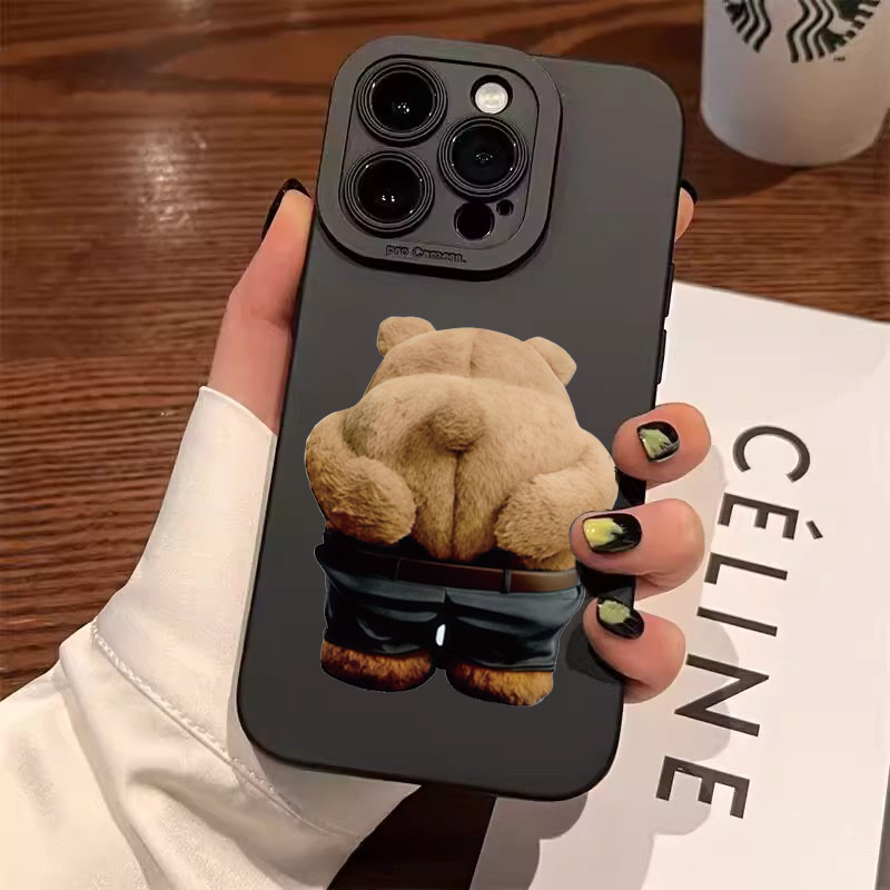 เคสโทรศัพท์ซิลิโคนลายหมีสุดเท่ - Phone Cases Funny บทวิจารณ์และราคา