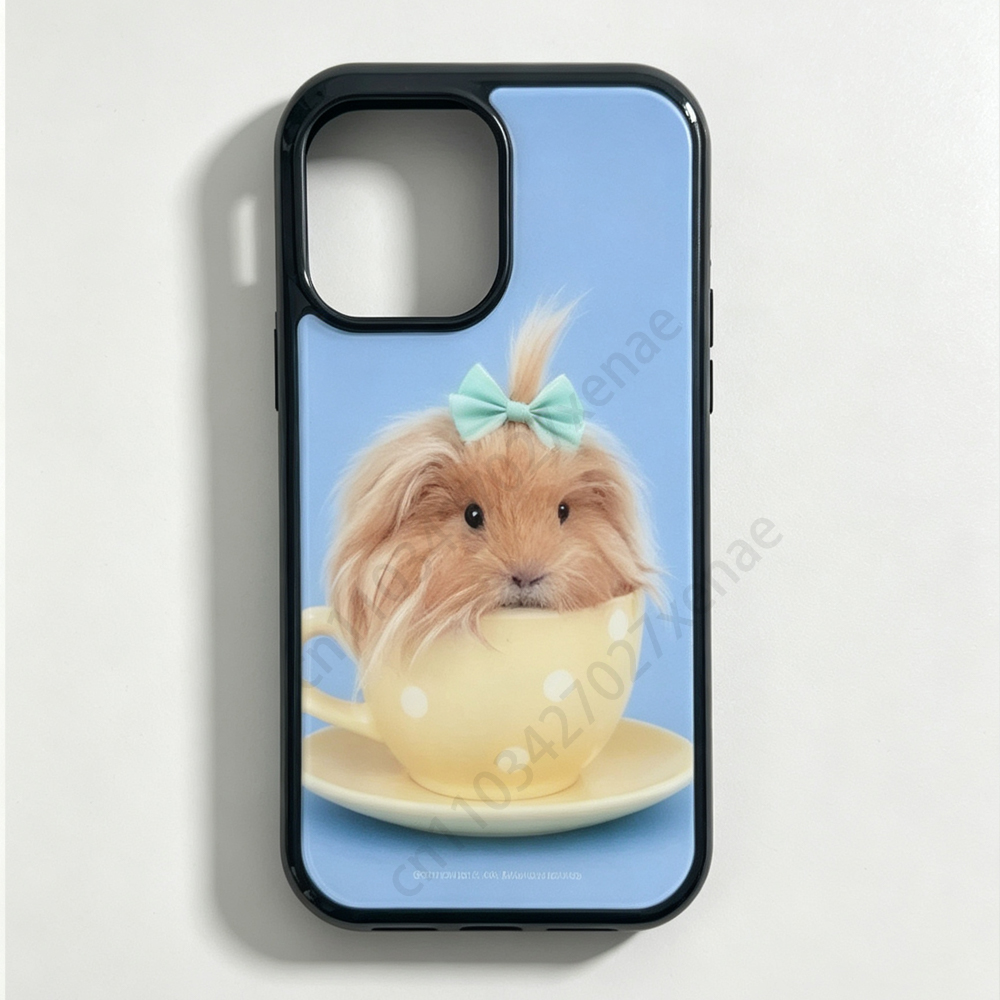 เคสโทรศัพท์ลายหนูตะเภาในถ้วยชา - Phone Cases Kawaii บทวิจารณ์และราคา