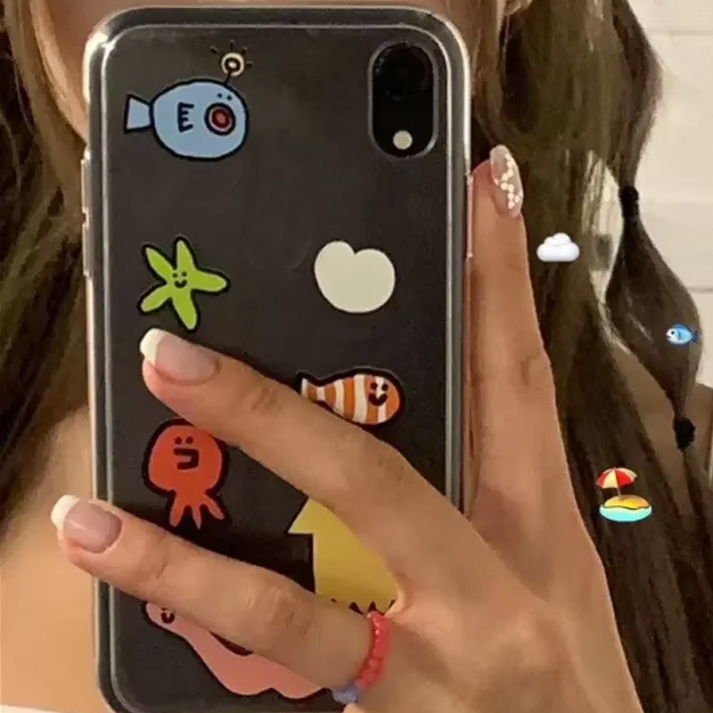 เคสโทรศัพท์น่ารักลายสัตว์ทะเลส - Phone Cases Kawaii บทวิจารณ์และราคา