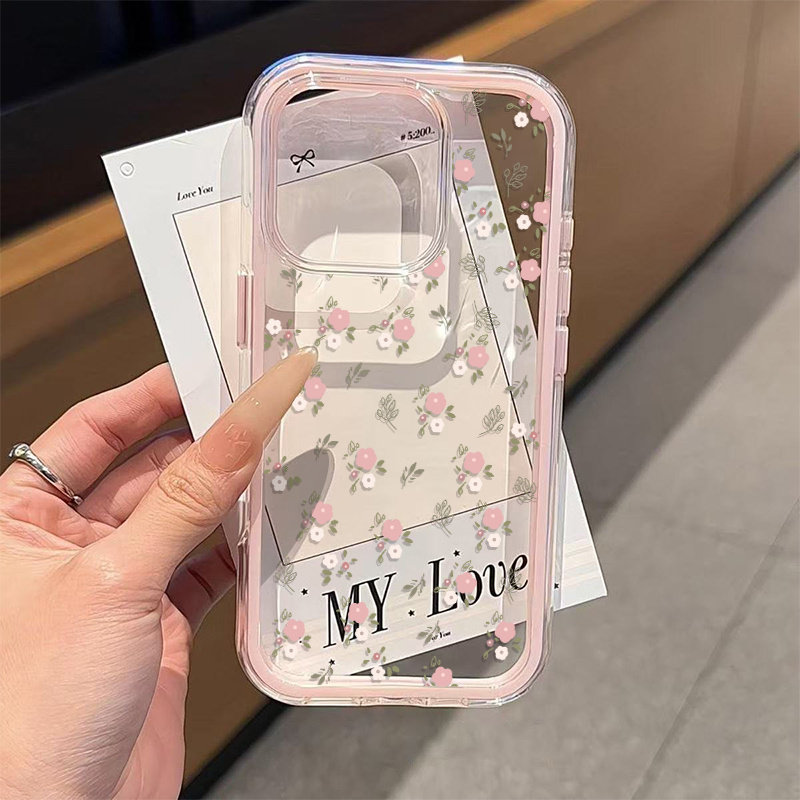 เคสโทรศัพท์ใส TPU นิ่มลายใบไม้ - Phone Cases Clear บทวิจารณ์และราคา
