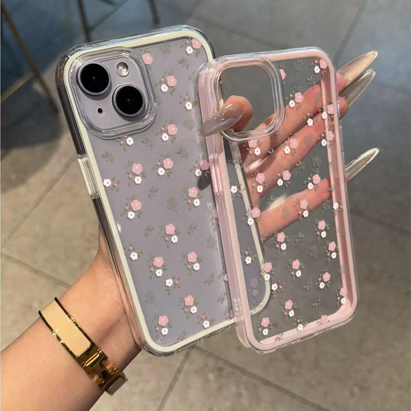 เคสโทรศัพท์ใส TPU นิ่มลายใบไม้ - Phone Cases Clear บทวิจารณ์และราคา