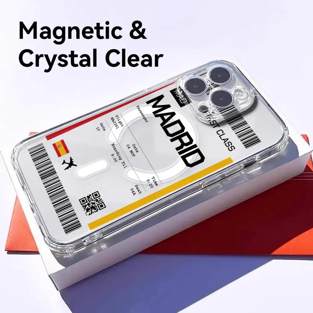 เคสโทรศัพท์ลายตั๋วเครื่องบินท่ - Phone Cases Clear บทวิจารณ์และราคา