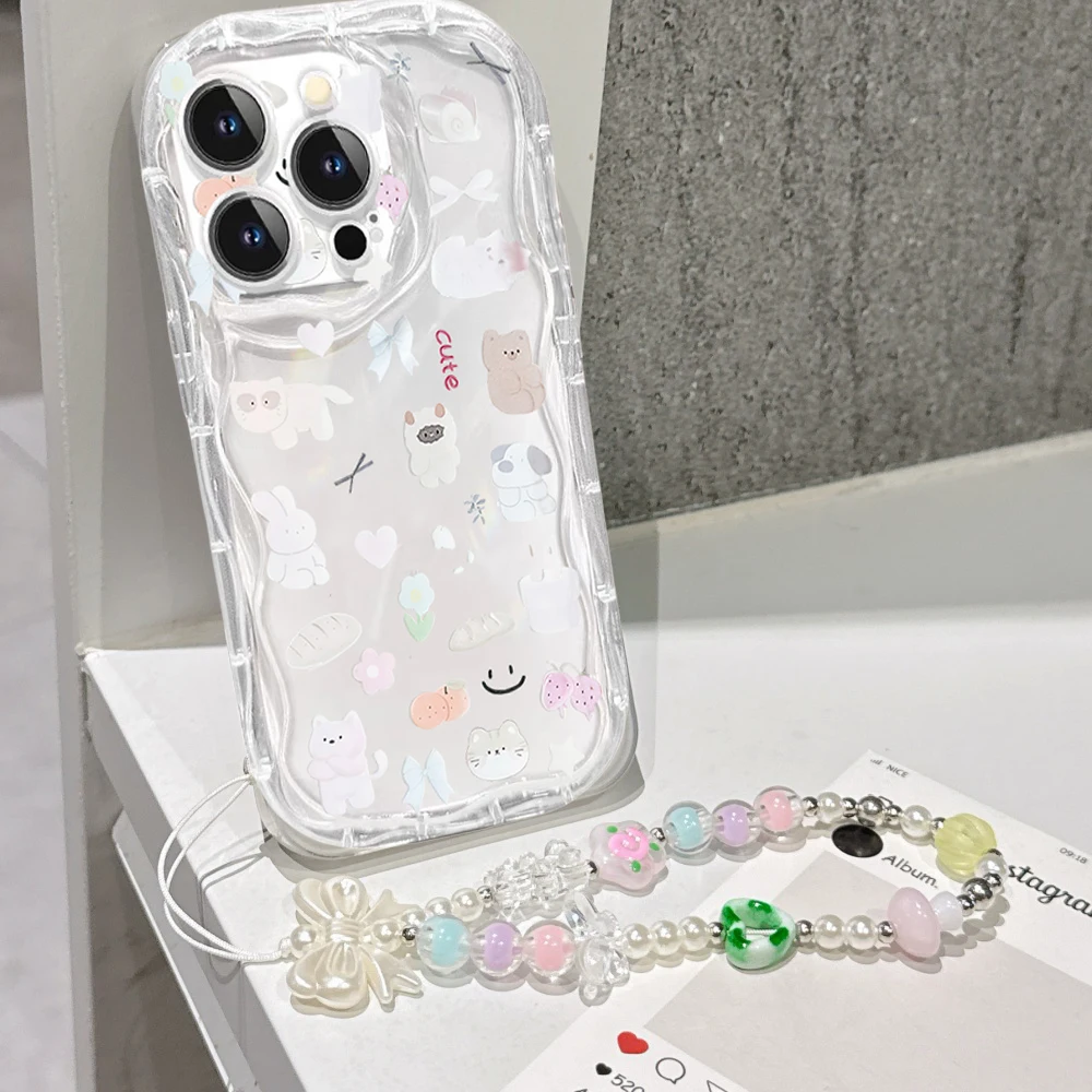 เคสสายคล้องข้อมือลายแมวน่ารัก  - Phone Cases Motorola Edge 2025 บทวิจารณ์และราคา