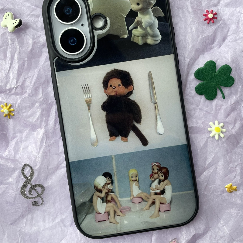 เคสโทรศัพท์ลายคอลลาจ M-Monochi - Phone Cases Kawaii บทวิจารณ์และราคา