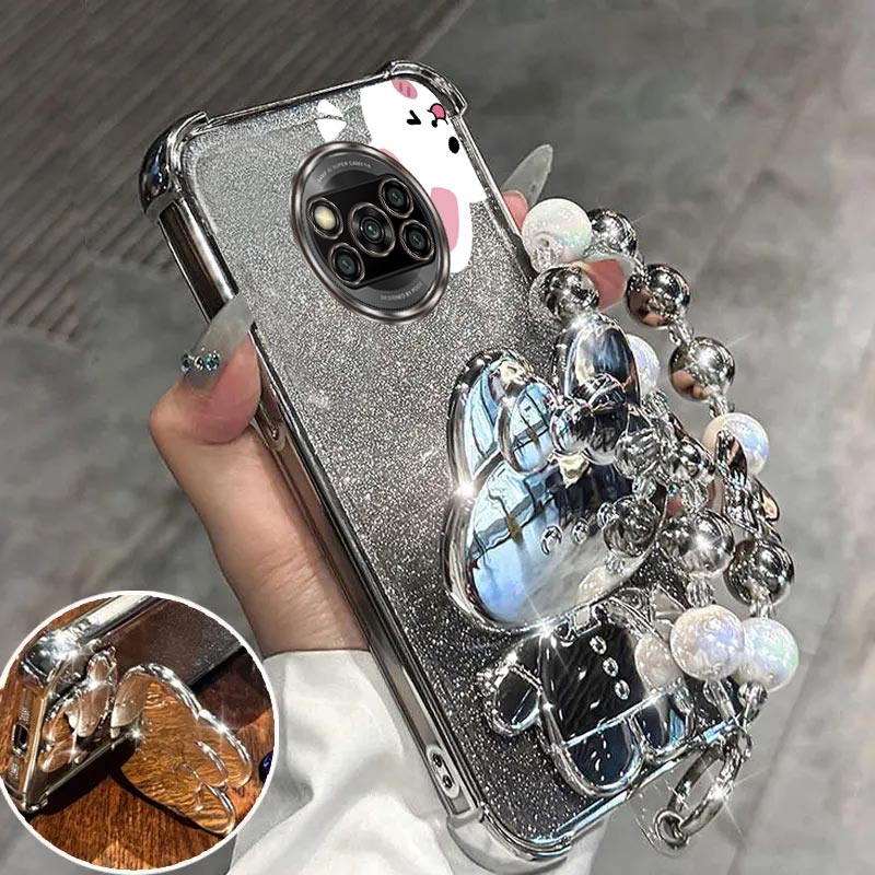 ถุงลมนิรภัยGlitterกระจกกระต่าย - Phone Cases Aviation บทวิจารณ์และราคา