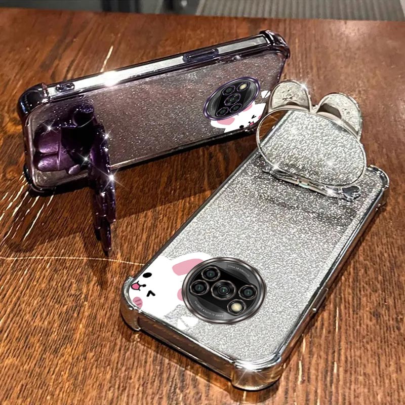 ถุงลมนิรภัยGlitterกระจกกระต่าย - Phone Cases Aviation บทวิจารณ์และราคา
