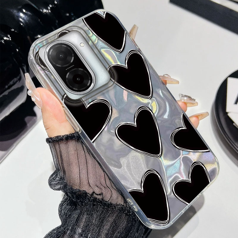 แฟชั่นหัวใจรักโรแมนติกสําหรับR - Phone Cases Redmi บทวิจารณ์และราคา